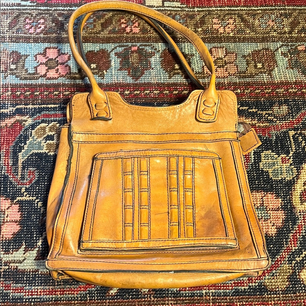 Vintage 70s leather purse